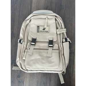 New - Beverly Hills Polo Club Backpack Dark Tan
